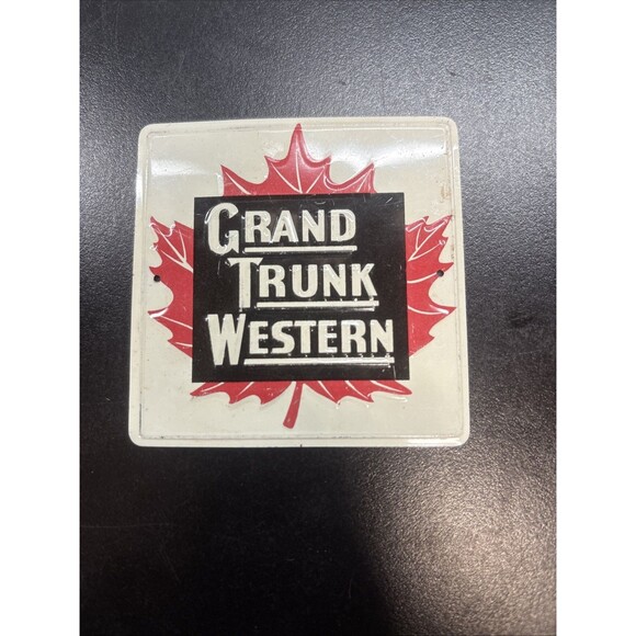 Railroad Tin Sign Nickel Plate Road, Western Pacific, and Grand Trunk Western - Picture 4 of 5